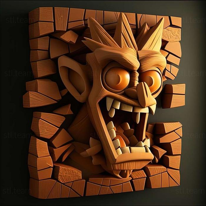 3D model Crash Bandicoot (STL)